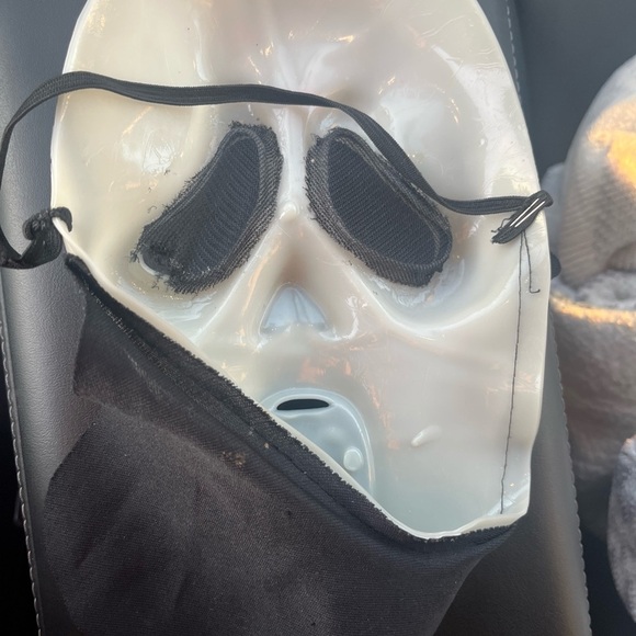 Vintage Ghostface Scream Mask Marked Easter Unlimited No Hood Halloween 1990S - Picture 4 of 10